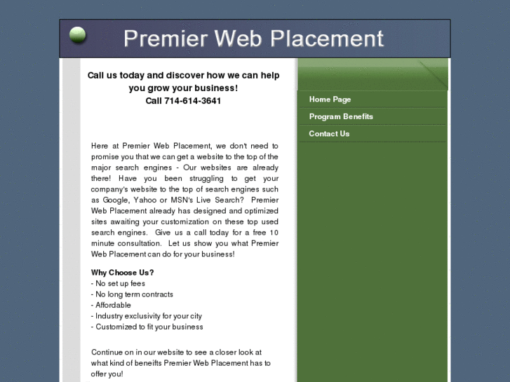 www.premierwebplacement.com