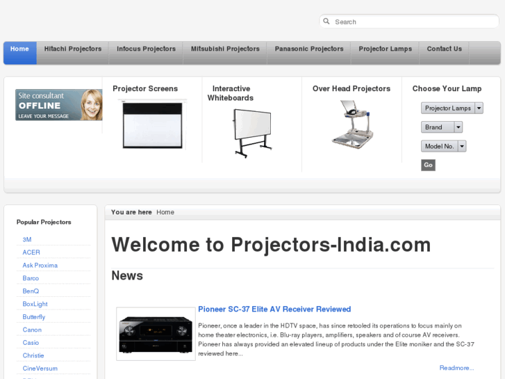 www.projectors-india.com