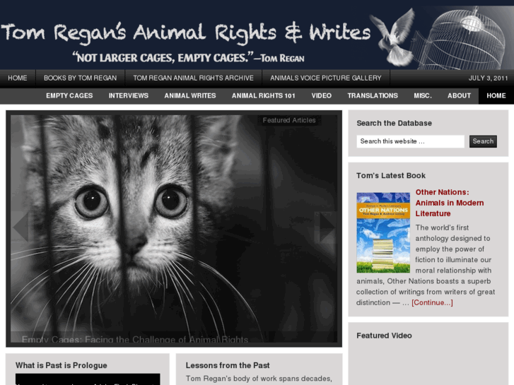 www.tomregan-animalrights.com