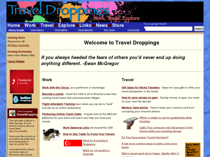 www.traveldroppings.com