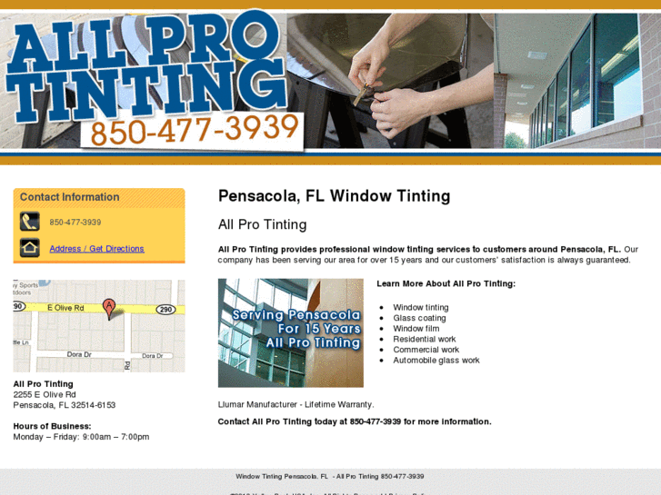 www.allprowindowtintingpensacola.com