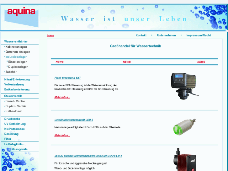 www.aquina-wassertechnik.com