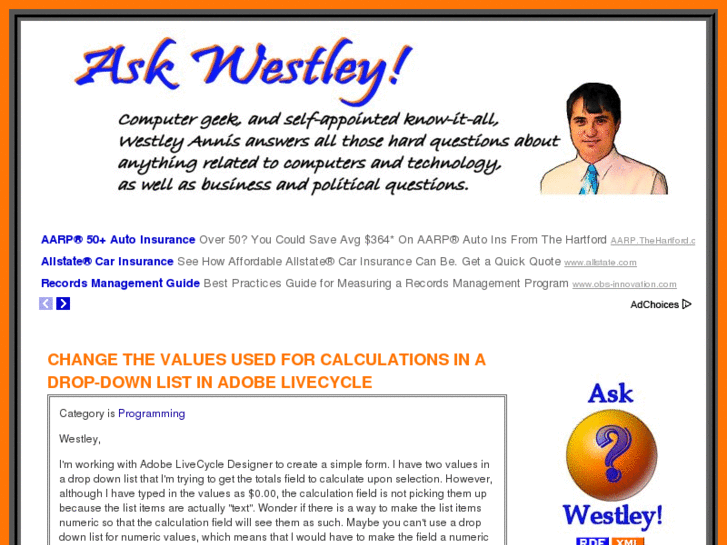 www.askwestley.com