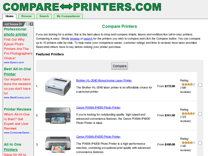 www.compare-printers.com