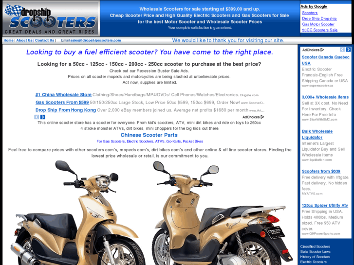 www.dropshipscooters.com