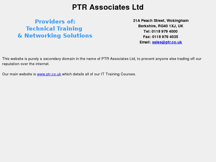 www.ptr-associates.co.uk