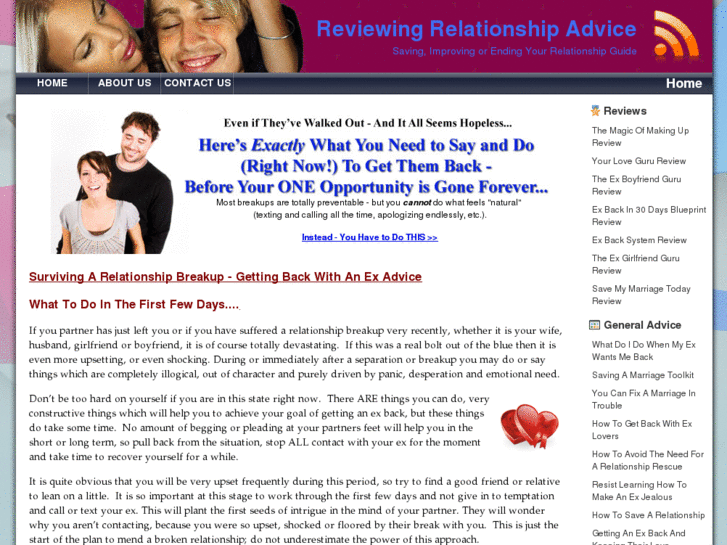 www.reviewingrelationshipadvice.com