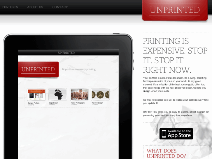 www.unprintedapp.com