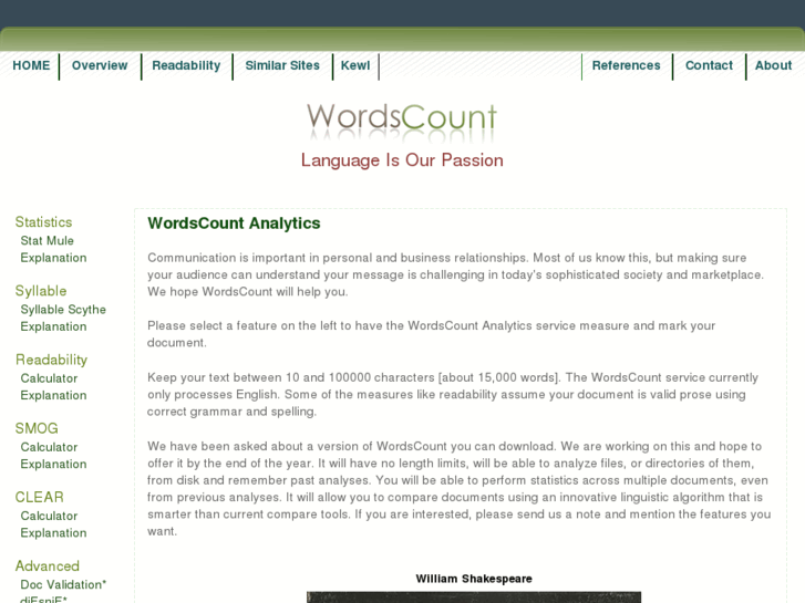 www.wordscount.info