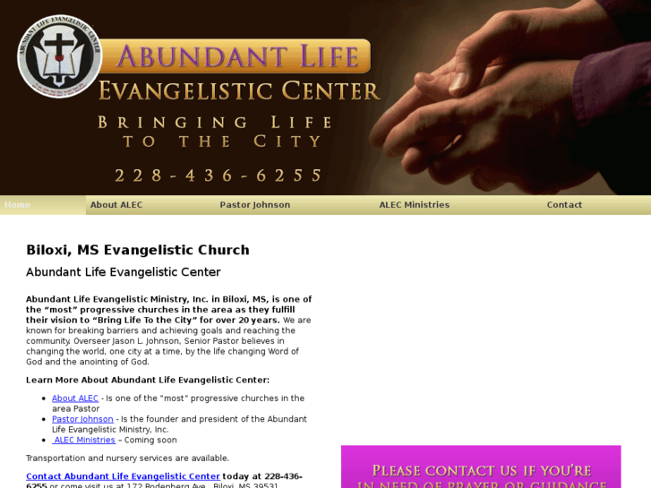 www.abundantlifechurchbiloxi.com