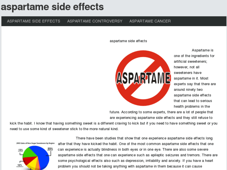 www.aspartamesideeffects.info
