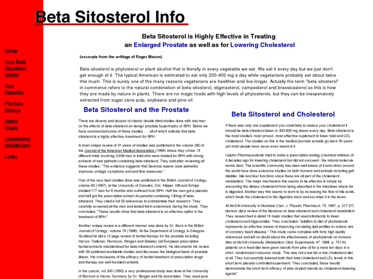 www.beta-sitosterol-info.com