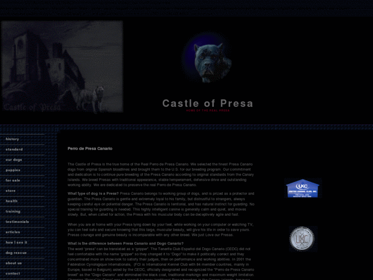 www.castleofpresa.com