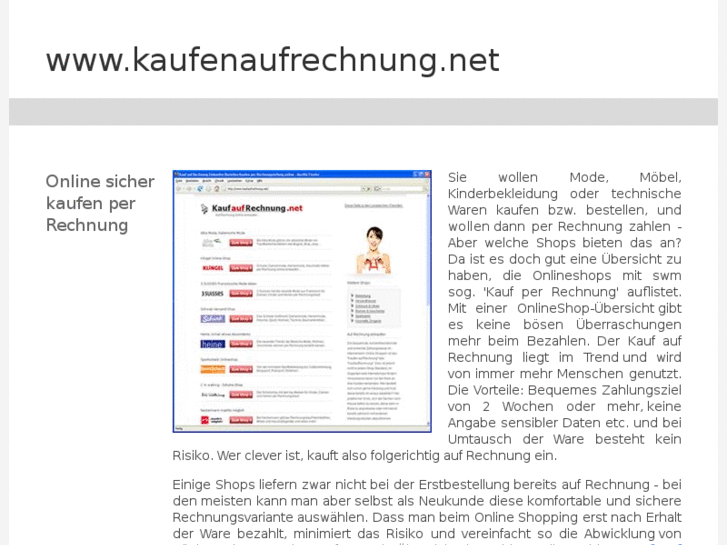 www.kaufenaufrechnung.net