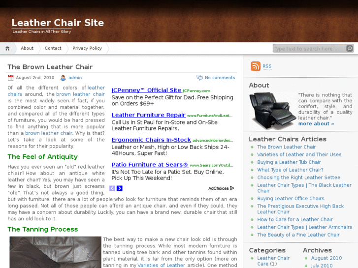 www.leatherchairsite.com