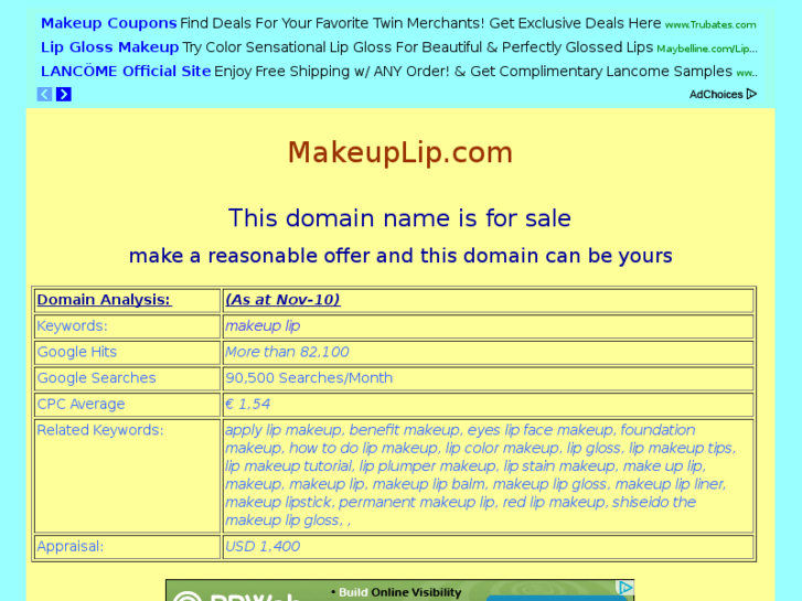 www.makeuplip.com