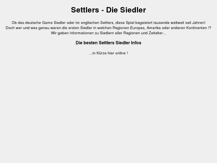 www.settlers.net