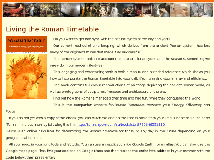 www.theromantimetable.com