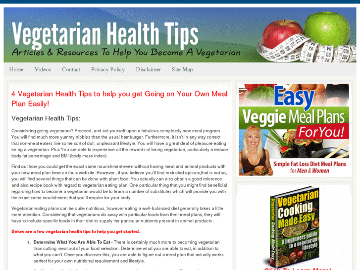 www.vegetarianhealthtips.com