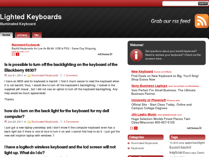 www.lightedkeyboards.net