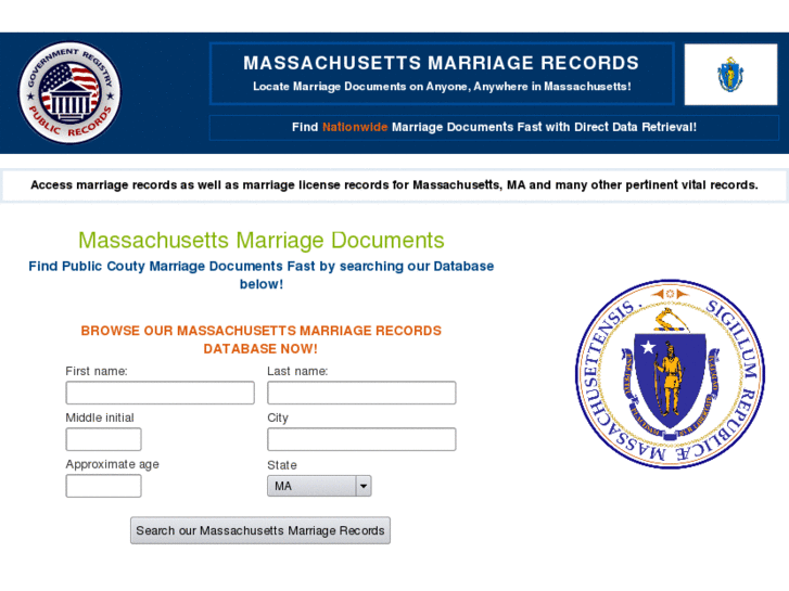 www.massachusettsmarriagerecords.org