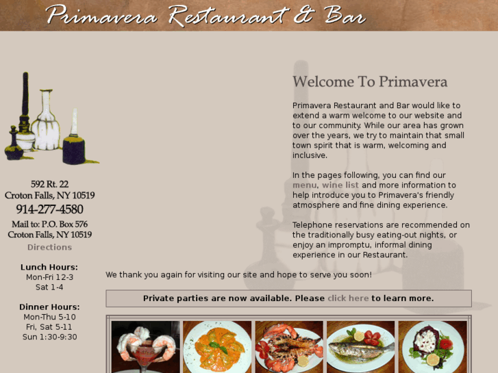 www.primaverarestaurantandbar.com