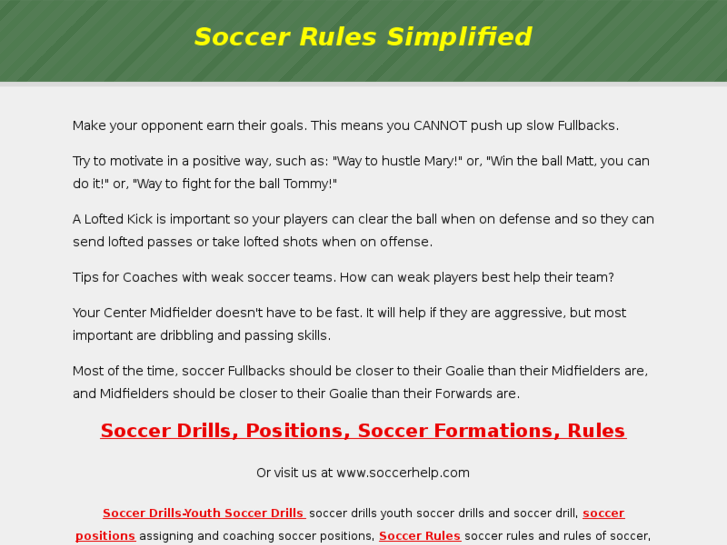 www.soccerrulessimplified.net