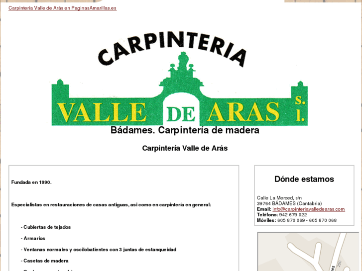 www.carpinteriavalledearas.com