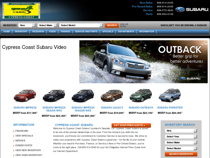 www.cypresscoastsubaru.com