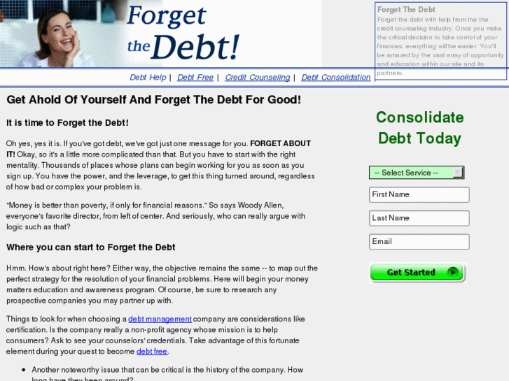 www.forgetthedebt.com