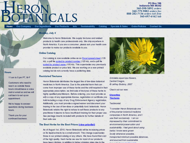 www.heronbotanicals.com