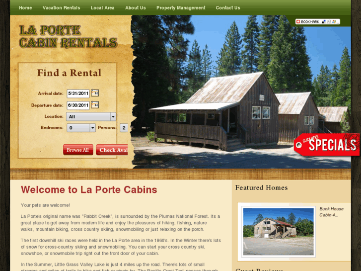 www.laportecabins.com