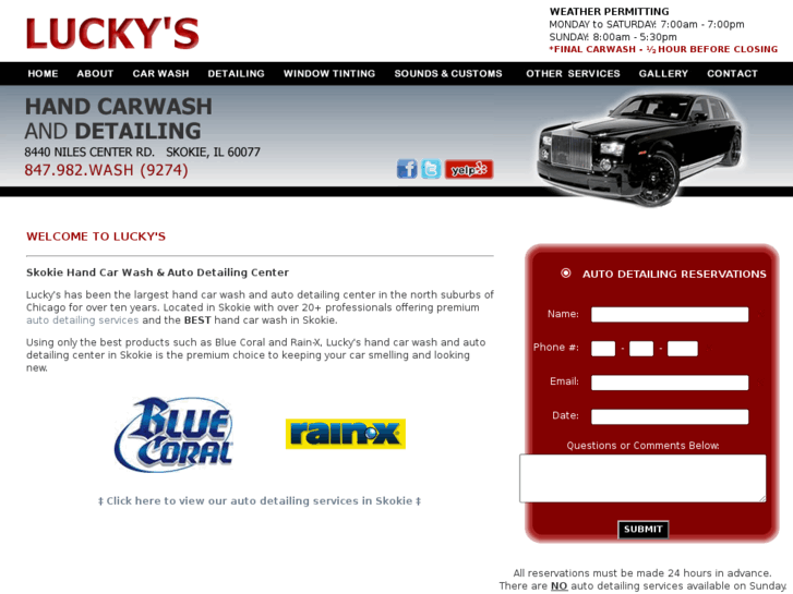 www.luckyscarwash.com