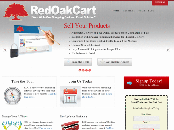 www.redoakcart.com