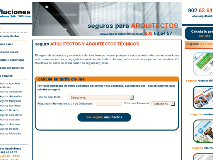 www.seguroparaarquitectos.com