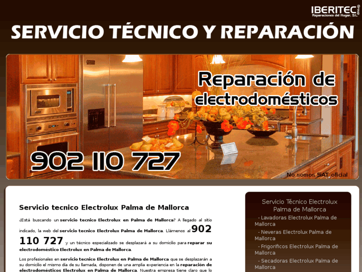 www.serviciotecnicoelectroluxpalmademallorca.com