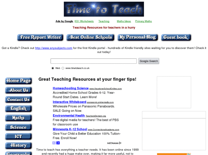 www.timetoteach.co.uk