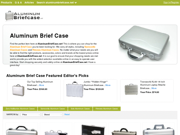 www.aluminumbriefcase.net