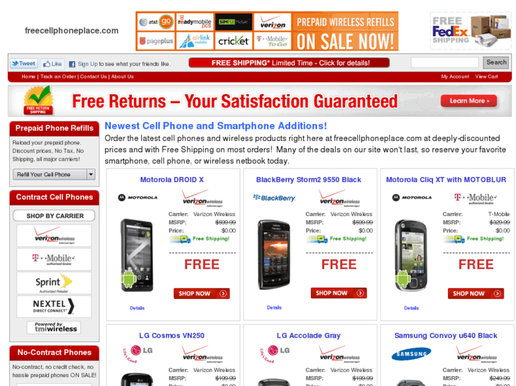 www.freecellphoneplace.com