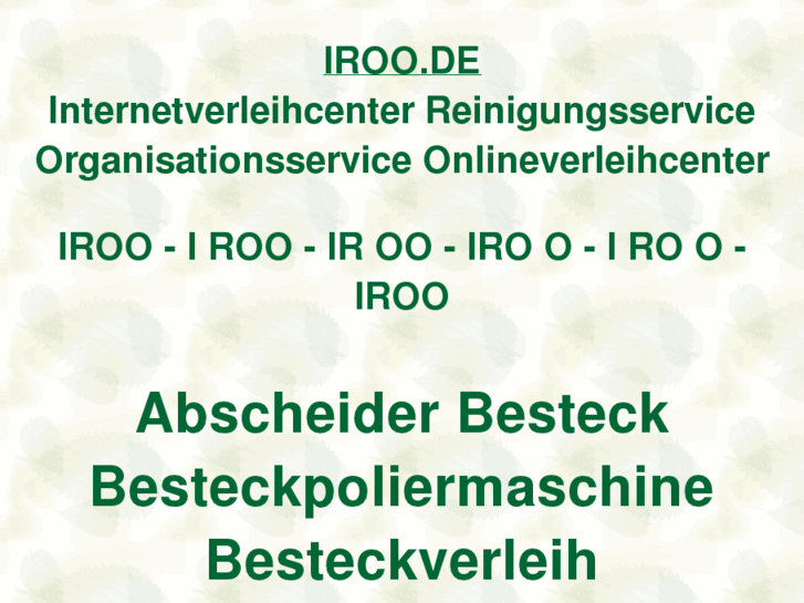 www.iroo.de