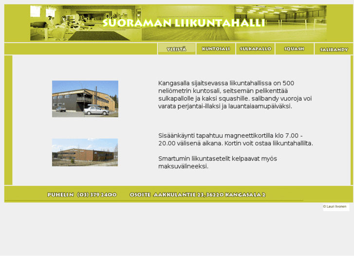 www.liikuntahalli.net