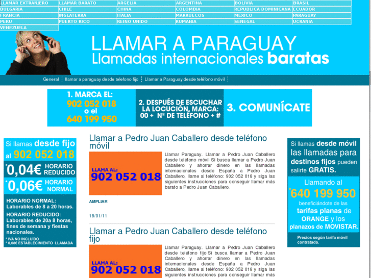 www.llamarparaguay.com