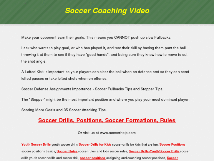 www.soccercoachingvideo.net