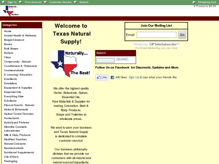 www.texasnaturalsupply.com