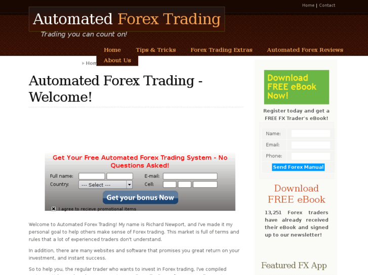 www.automatedforextrading.org