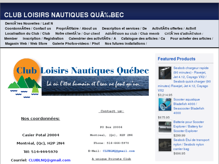 www.clubloisirsnautiquesquebec.com