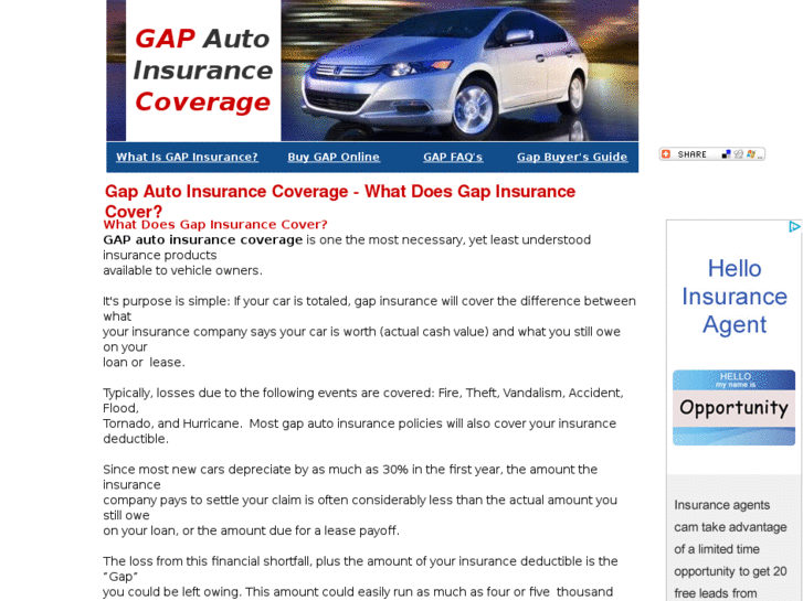 www.gapautoinsurancecoverage.com