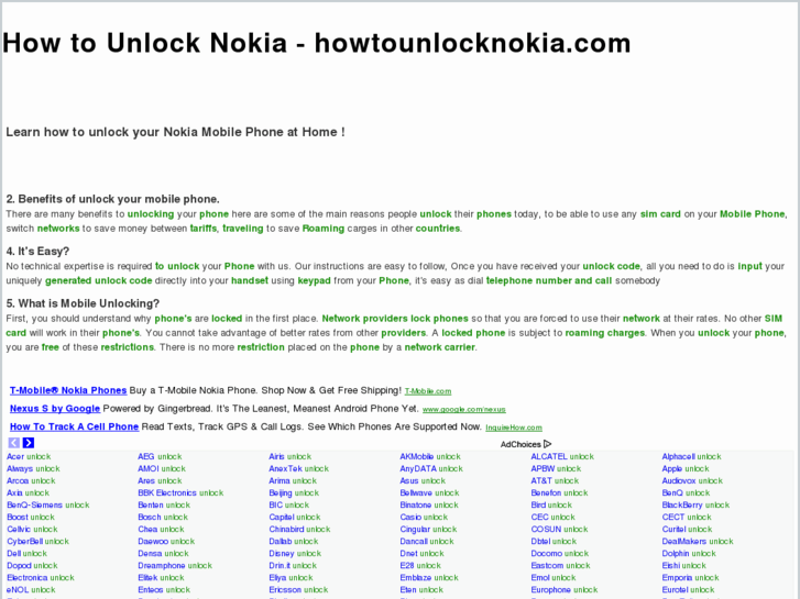 www.howtounlocknokia.com