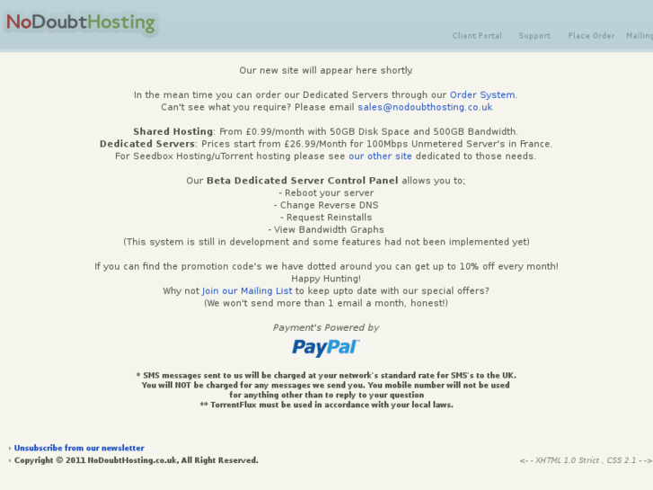www.nodoubthosting.co.uk