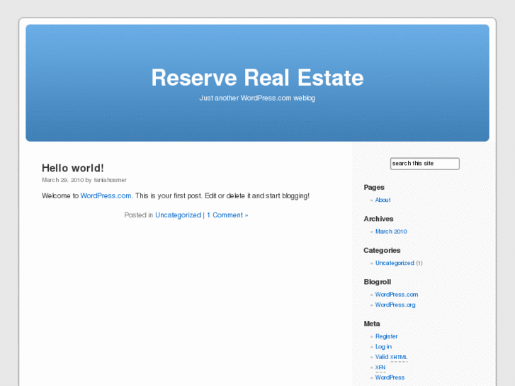 www.realestateinthereserve.com